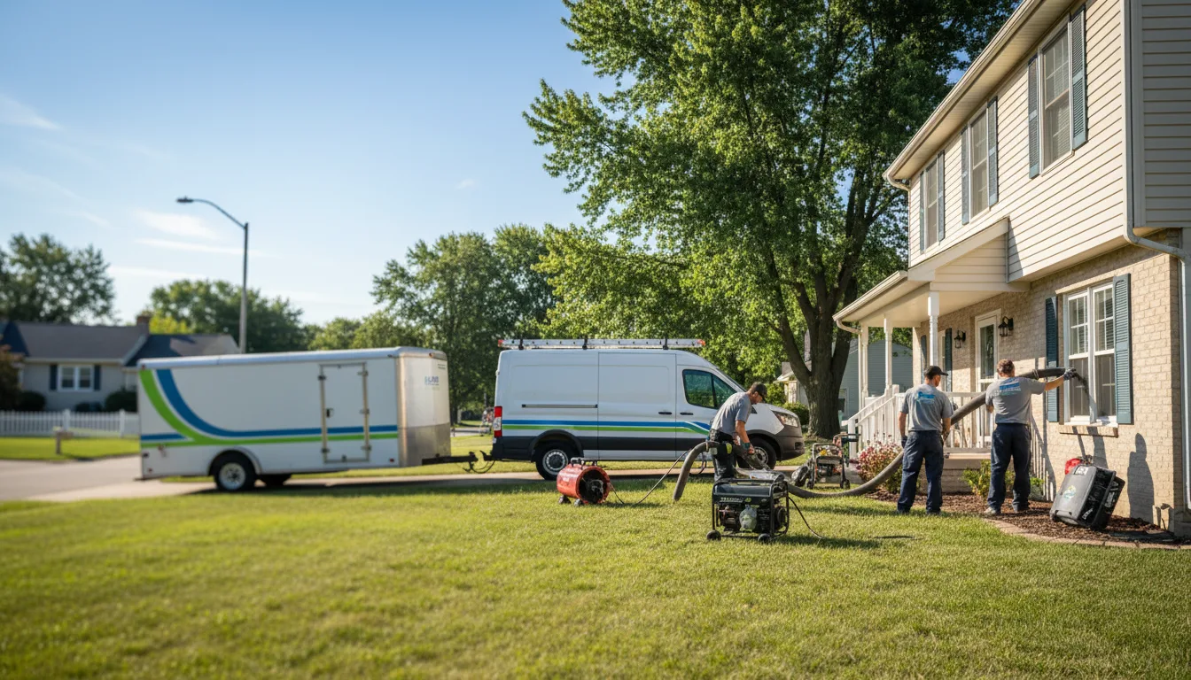 Flooded Basement Restoration And Cleanup With Repair in Dellroy, OH near me
